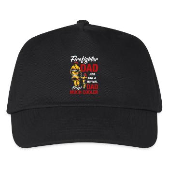 Fire Brigade Dad - Kids’ Baseball Cap - black - Front