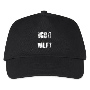 Igor aide - Casquette de baseball Enfant - noir - Devant