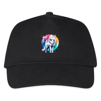 Arctic Wolf Gift - Kids’ Baseball Cap - black - Front