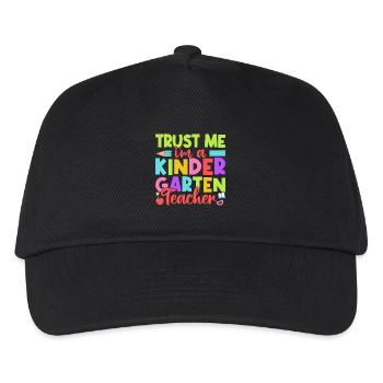 Prof de maternelle Crois-moi, je suis institutrice de maternelle - Casquette de baseball Enfant - noir - Devant