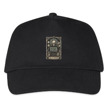 Sans billet, pas de travail, comptoir de service Art technique vintage - Casquette de baseball Enfant - noir - Devant