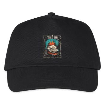 Design artistique rétro du bureau des devis des ressources humaines - Casquette de baseball Enfant - noir - Devant