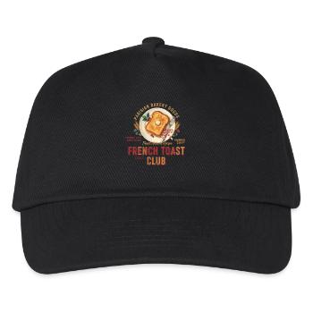 Breakfast French Toast Club Breakfast Brunch - Kids’ Baseball Cap - black - Front