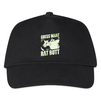 Rat, house rat, rat owner, rat lover - Kids’ Baseball Cap - black - Front