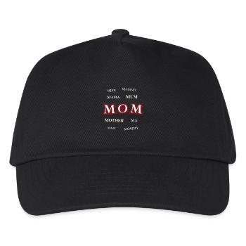MOM MOTHER MUM MAMA - Kids’ Baseball Cap - black - Front
