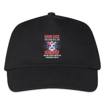 Cadeau d’adieu drôle - Casquette de baseball Enfant - noir - Devant