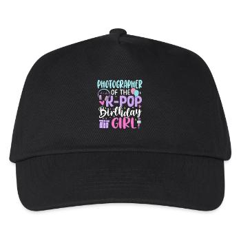 Photographer of The K-Pop Birthday Girl - Kinder Basecap - Schwarz - Vorne