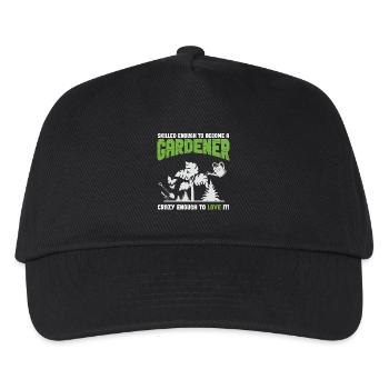 Proud Gardener Quote - Kids’ Baseball Cap - black - Front