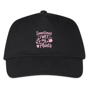 Expressions des plantes d’intérieur Fleurs drôles Cadeau - Casquette de baseball Enfant - noir - Devant