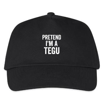 Pretend I'm a Tegu. - Kids’ Baseball Cap - black - Front