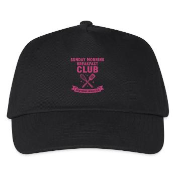 Breakfast Sunday Morning Breakfast Club Brunch - Kids’ Baseball Cap - black - Front