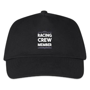 Racing Crew - Kinder Basecap - Schwarz - Vorne