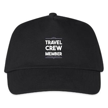 Travel Crew - Kids’ Baseball Cap - black - Front