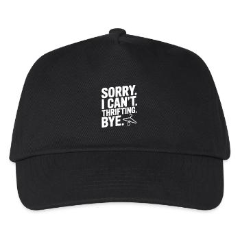 Sorry. I Can't. Thrifling. Bye. - Kids’ Baseball Cap - black - Front