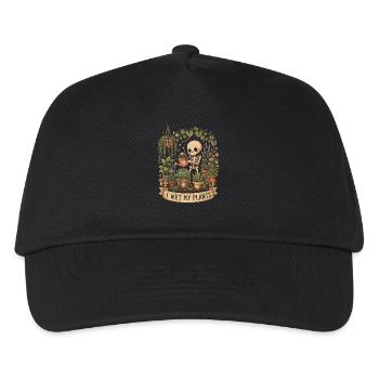 Ich Mache Meine Pflanzen Nass. Lustiges - Kinder Basecap - Schwarz - Vorne