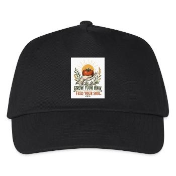 Faites grandir votre propre âme – nourrissez votre âme - Casquette de baseball Enfant - noir - Devant