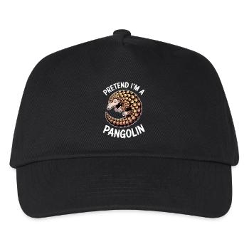 Pangolin Sayings Pine Cone Gift - Kids’ Baseball Cap - black - Front