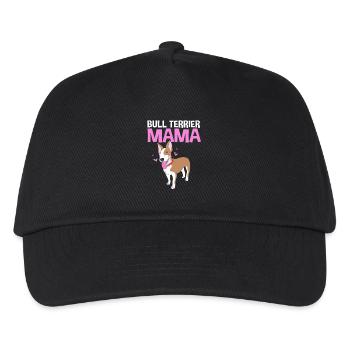 Bullterrier - Kinder Basecap - Schwarz - Vorne