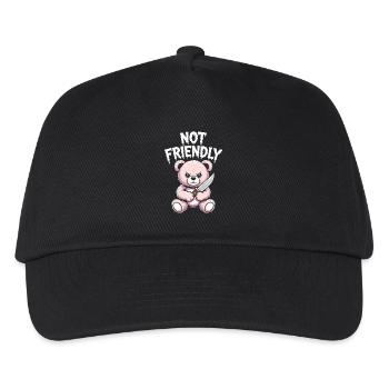 Not Friendly Introvert Antisocial Loner - Kids’ Baseball Cap - black - Front