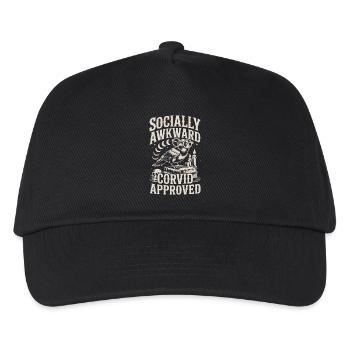 Design des hiboux socialement maladroits - Casquette de baseball Enfant - noir - Devant
