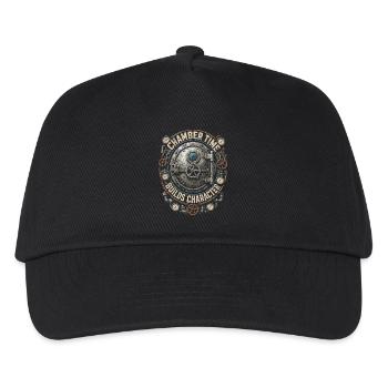 Tiefseearbeiter Chamber Time Builds Character - Kinder Basecap - Schwarz - Vorne