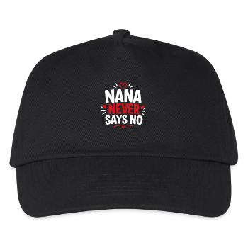 Nana Never Says No - Kids’ Baseball Cap - black - Front