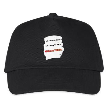 NIVEOPTIMIERT Spruchmotiv - Kinder Basecap - Schwarz - Vorne
