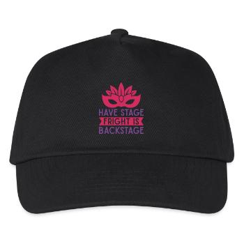 Theater Stage Fright Is Backstage Actor Musical - Kids’ Baseball Cap - black - Front