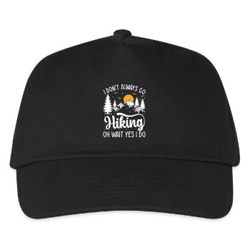 Je ne vais pas toujours randonner. Oh, attends, si, j’y vais - Mounta. - Casquette de baseball Enfant - noir - Devant