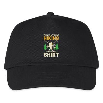 This is my best Hiking Shirt Mountain Hiking - Kinder Basecap - Schwarz - Vorne