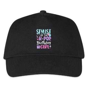 Stylist of The K-Pop Birthday Girl - Kids’ Baseball Cap - black - Front