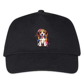 Cadeau Beagle - Casquette de baseball Enfant - noir - Devant