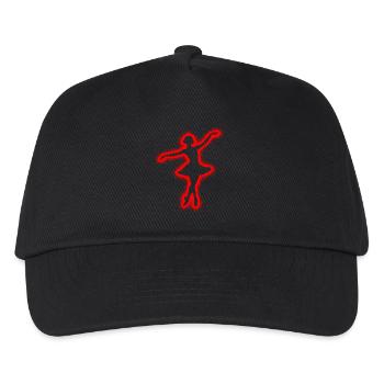 Danseuse de ballet Ballerina Danseuse de ballet - Casquette de baseball Enfant - noir - Devant