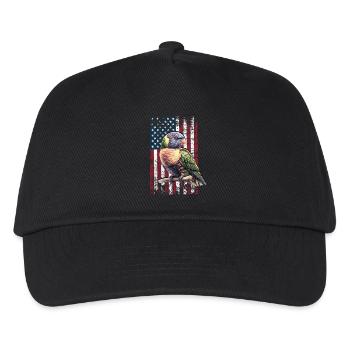 Sunset Lorikeet US Forest Lorikeet - Casquette de baseball Enfant - noir - Devant