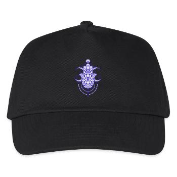Spiritualité Géométrie Sacrée Fleur de Lotus Zen - Casquette de baseball Enfant - noir - Devant