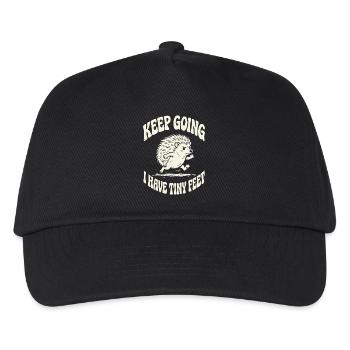 Continuer Petits pieds Motivation - Casquette de baseball Enfant - noir - Devant