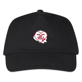 Point-virgule : pause Point-virgule - Casquette de baseball Enfant - noir - Devant