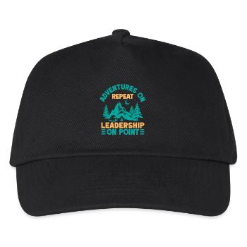 Aventures des leaders des Girl Scouts sur Leadership Scout - Casquette de baseball Enfant - noir - Devant
