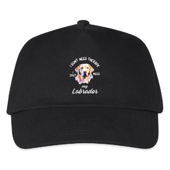 Art de thérapie du Labrador - Casquette de baseball Enfant - noir - Devant