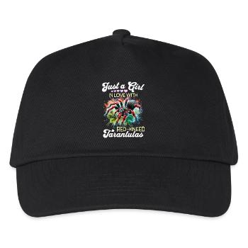 Girl Red Knee Tarantula - Kids’ Baseball Cap - black - Front