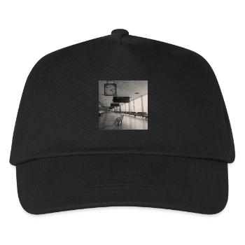 Lost Fox Noir Airport Retro Animal Crime Vintage - Kids’ Baseball Cap - black - Front