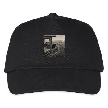 Forêt de brouillard d’ours de la faune Crime animal vintage - Casquette de baseball Enfant - noir - Devant