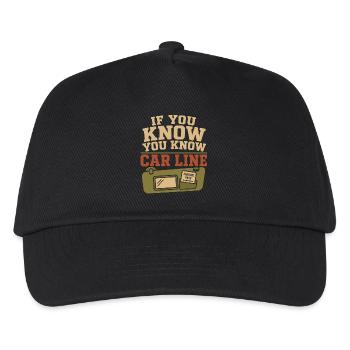 Car Line Survival Fashion School Pickup Line Gift - Kids’ Baseball Cap - black - Front
