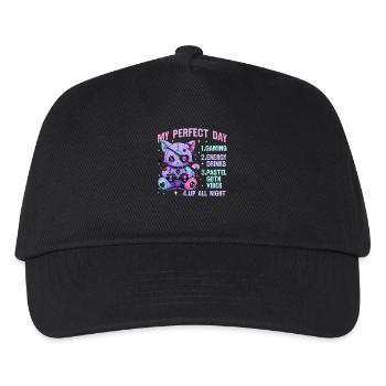 Pastel Goth Soft Goth Gaming Gamer - Kids’ Baseball Cap - black - Front