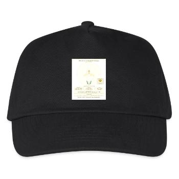 Fleur de Lys et Spirale de Fibonacci - Casquette de baseball Enfant - noir - Devant