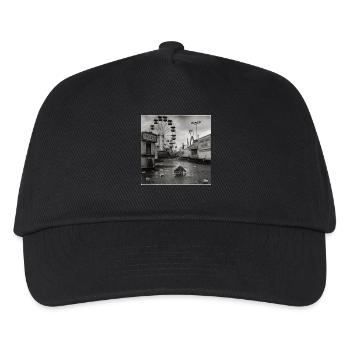Fête laveur abandonnée Animal rétro de fête laveur - Casquette de baseball Enfant - noir - Devant