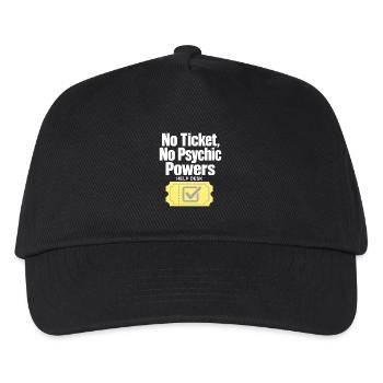 Technicien informatique du support technique, sans ticket, sans pouvoirs psychiques, humour - Casquette de baseball Enfant - noir - Devant