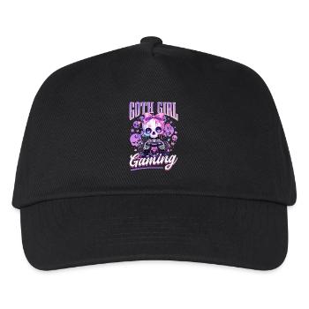 Pastel Goth Soft Goth Gaming Gamer - Casquette de baseball Enfant - noir - Devant