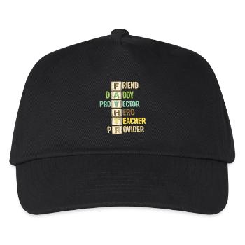 Fête des pères - Casquette de baseball Enfant - noir - Devant