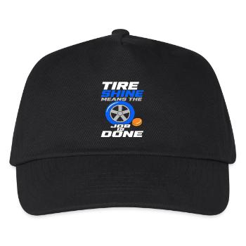 Garage Detailer Car Detailing Car Detailer - Kids’ Baseball Cap - black - Front